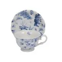 Filiżanka ze spodkiem Botanic Blue 170ml do herbaty - 2