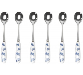 Komplet 6 łyżeczek Botanic Blue 15cm