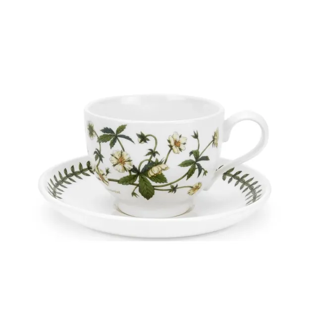 Filiżanka ze spodkiem Botanic Garden 280ml śniadaniowa Cinquefoil