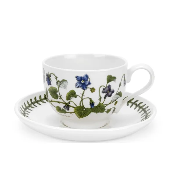 Filiżanka ze spodkiem Botanic Garden 280ml śniadaniowa Sweet Violet