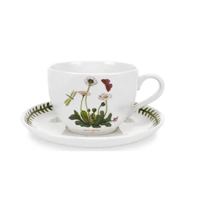 Filiżanka ze spodkiem Botanic Garden 500ml śniadaniowa Daisy