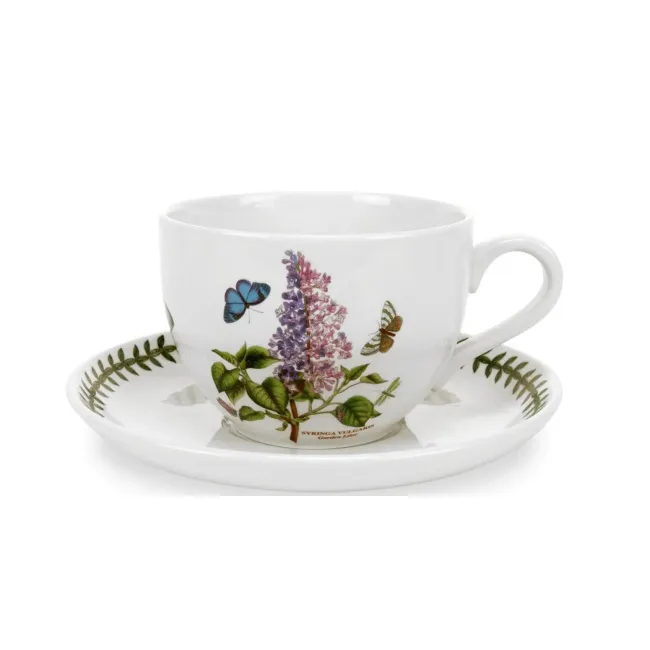 Filiżanka ze spodkiem Botanic Garden 500ml śniadaniowa Garden Lilac - 1