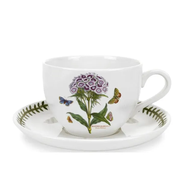 Filiżanka ze spodkiem Botanic Garden 500ml śniadaniowa Sweet William
