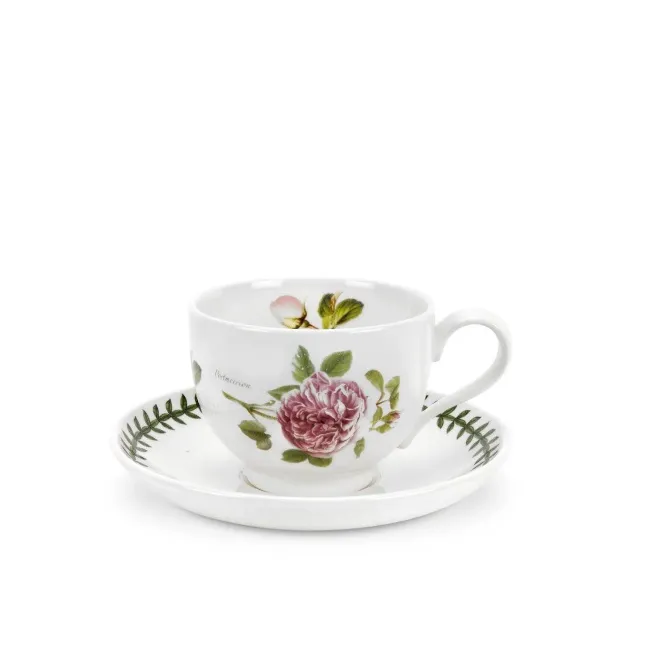 Filiżanka ze spodkiem Botanic Roses 200ml do herbaty Portmeirion