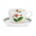 Teacup with Saucer Exotic Botanic Garden 200ml - Bird of Paradise - 1