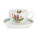 Teacup with Saucer Exotic Botanic Garden 200ml - Red Ginger - 1