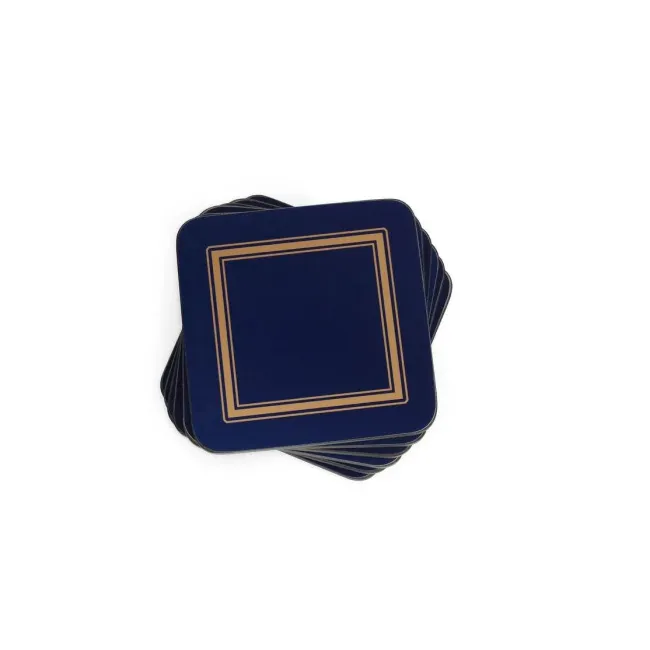 Komplet 6 podkładek pod kubki 10,5x10,5cm Classc Midnight - 1