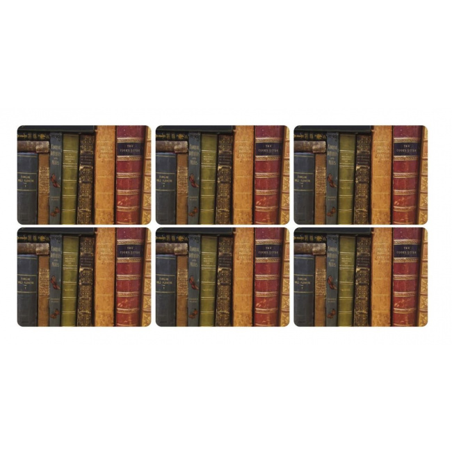Komplet 6 podkładek 30,5x23cm Archive Books