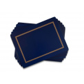 Set of 6 Placemats 30.5x23cm - Classic Midnight - 1