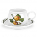Pomona 260ml Apricot Breakfast Cup with Saucer