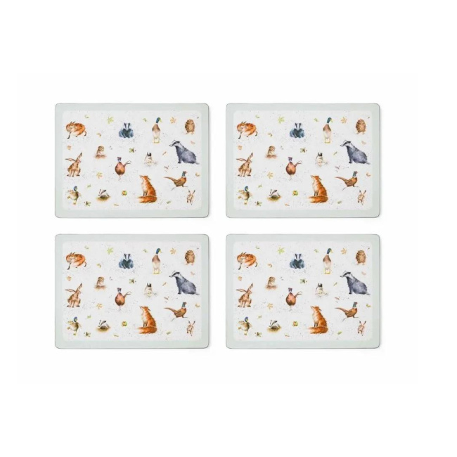 Set of 4 Wrendale Designs 40x30cm Coasters