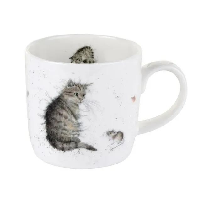 Kubek Wrendale Designs 310ml Cat and Mouse