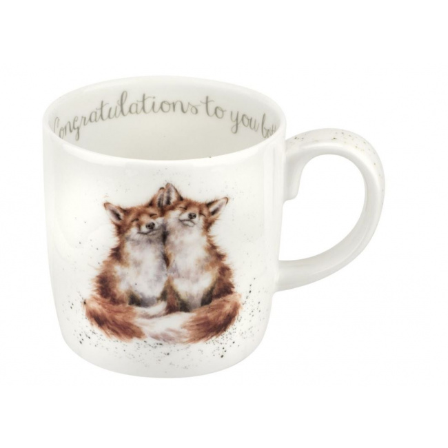 Wrendale Designs 400ml Congratulations To You Both Large Mug - 1