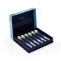 Set of 6 Blue Italian 15cm Spoons - 2
