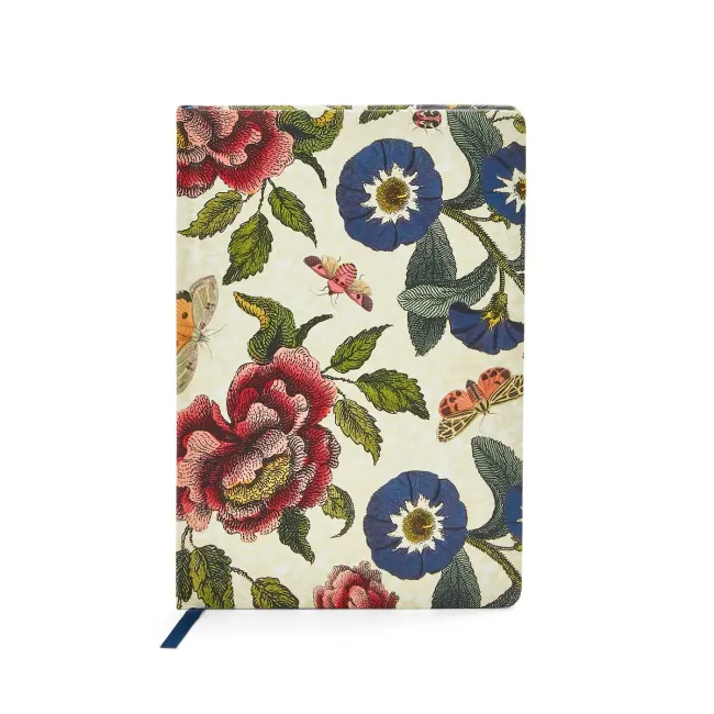 Creatures of Curiosity A5 Cream Floral Notebook