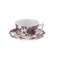 Kingsley 200ml Tea Cup with Saucer - 1