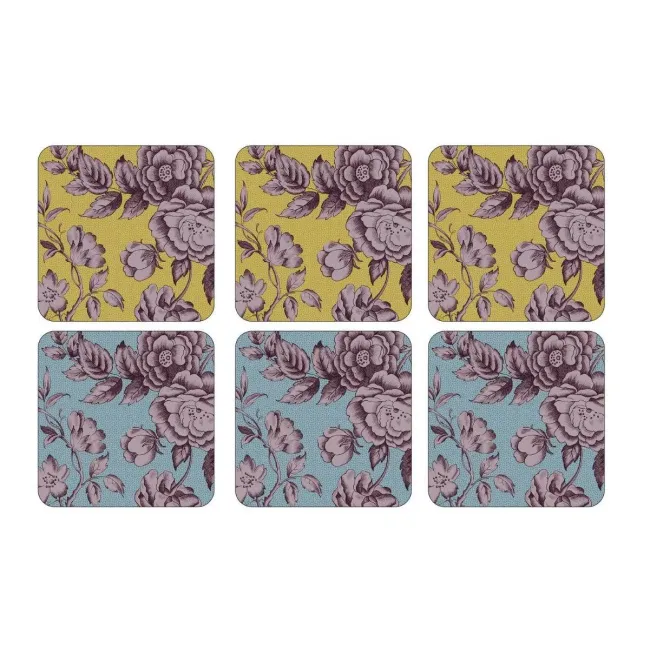 Set of 4 Kingsley 10.5x10.5cm Coasters
