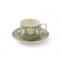 Morris & Co. 280ml Tea Cup with Saucer Strawberry Thief