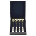 Set of 4 Chelsea Sara Miller 15cm Gold Spoons - 3