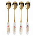 Set of 4 Chelsea Sara Miller 15cm Gold Spoons