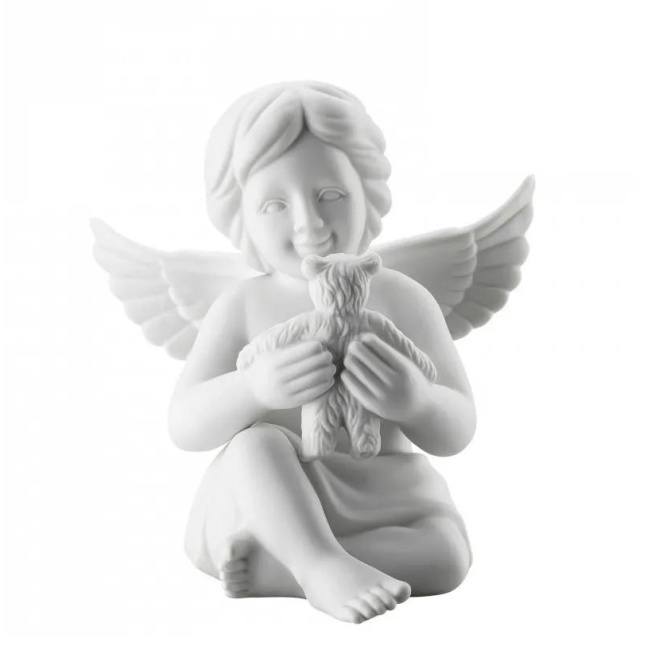 Large Angel with Teddy Bear