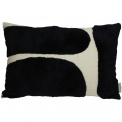 Black-White Cotton Pillow 40x60cm - 1