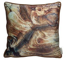 Poduszka Velvet Agate Brown 45x45cm 