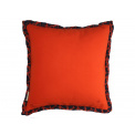 Velvet Orange Leopard Pillow 45x45cm - 4