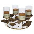 4-Branch Gold Candle Holder - 2