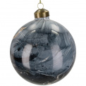 Glass Bauble 10cm Marble - 3
