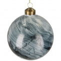 Glass Bauble 10cm Marble - 3