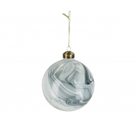 Bombka szklana 10cm Marmur