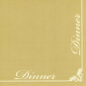 Napkins 40x40cm Dinner Gold 12pcs.