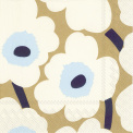 Serwetki 33x33cm Unikko Cream Gold 20szt. - 1