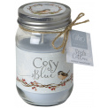 Candle Jar 50h Chickadee Light Blue Fresh Cotton - 1