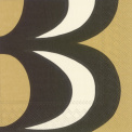 Serwetki 33x33cm Kaivo Black Cream 20szt. - 1