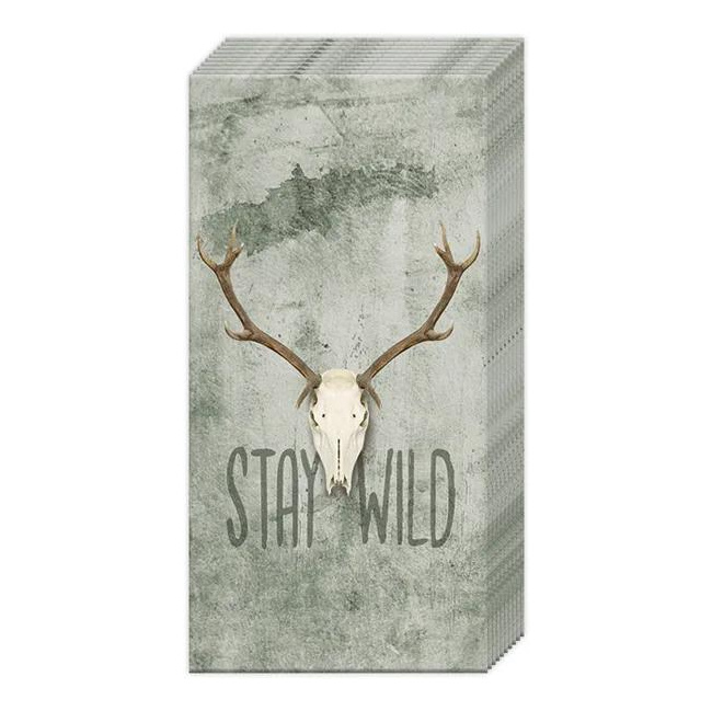 Tissues 21x21cm Stay Wild 10pcs.