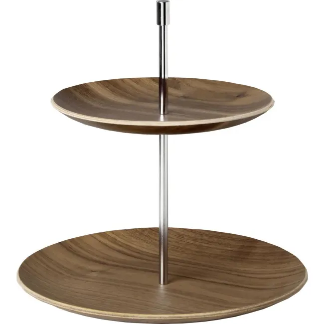 Wooden Tiered Tray II - Horizontal 25x26cm - 1