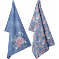 Set of 2 Kitchen Towels 70x50cm Denim Rose - 1