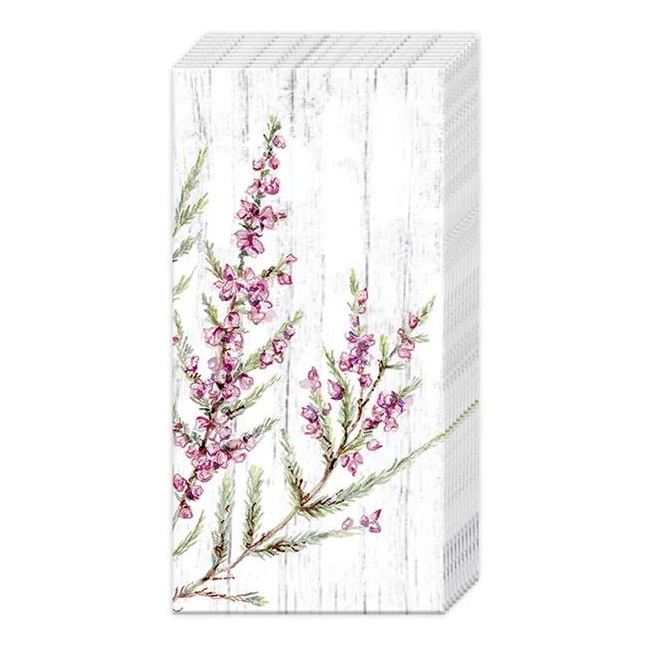 Tissues Calluna Vulgaris 21x21cm 10pcs.