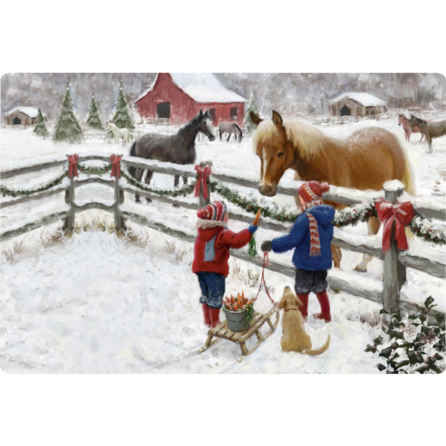 Podkładka 43x29cm Winter Horse - 1