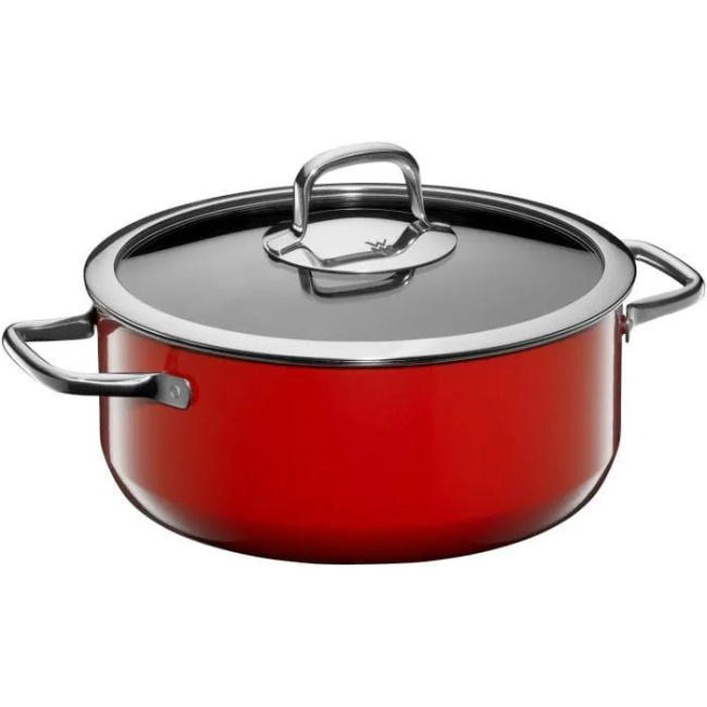 Garnek Fusiontec Compact 24cm 4,5l czerwony