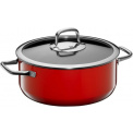 Fusiontec Compact Pot 24cm 4.5l red - 1