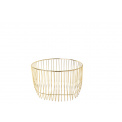Wire Basket 20.5cm x 13cm Gold