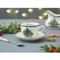 Christmas Tree Tea Cup with Saucer 200ml - 5