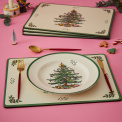 Set of 4 Christmas Tree Coasters 40x30cm - 2