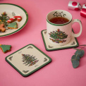 Set of 6 Christmas Tree Mug Coasters 10.5x10.5cm - 3