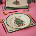 Set of 6 Christmas Tree Placemats 30x23cm - 2