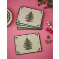 Set of 6 Christmas Tree Placemats 30x23cm - 3