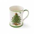Christmas Tree Mug 350ml with 7.6cm Coaster - 5